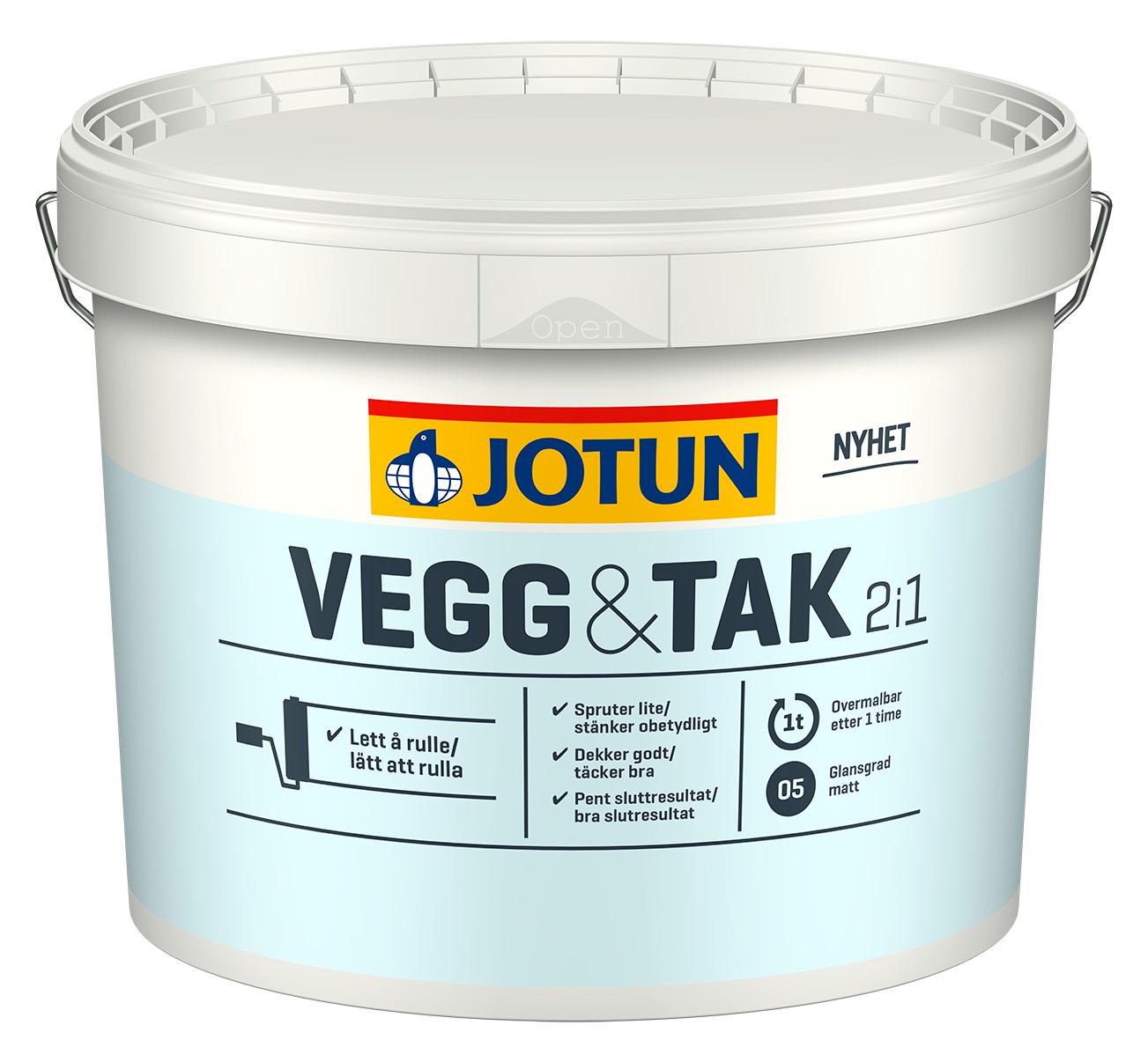 JOTUN VEGG OG TAK HVIT/A-BASE 9L